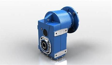 K Series Hollow Shaft Gear Reducer 2.2KW 7.5KW พร้อมหน้าแปลนเอาท์พุท