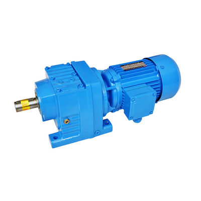 เหล็กหล่อ 380V 60Hz AC R Inline Helical Bevel Speed ​​Reducer