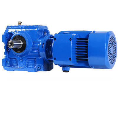 มุมขวา Inline Helical Gear Speed ​​​​Reducer ติดตั้งหน้าแปลน